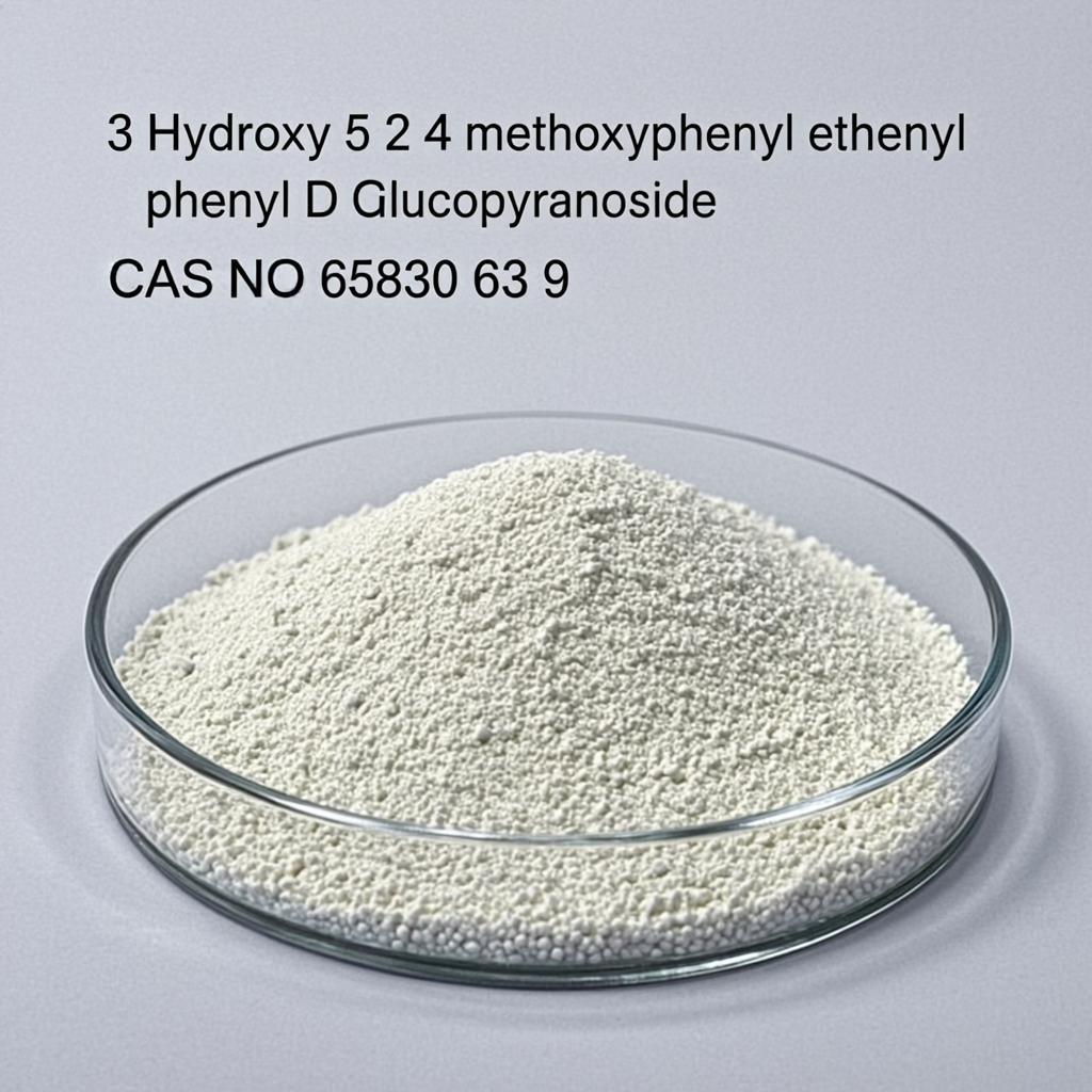 3 hydroxy 5 2 4 methoxyphenyl ethenyl phenyl d glucopyranoside cas no 65830 63 9 lab product clean