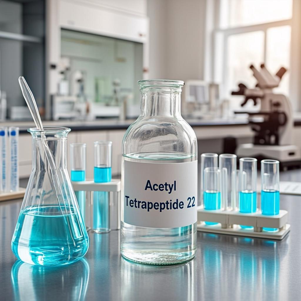 acetyl tetrapeptide 22 laboratory scene