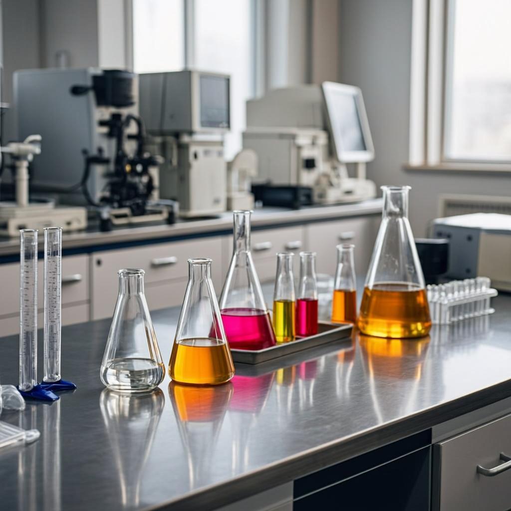 anabolic steroids laboratory scene