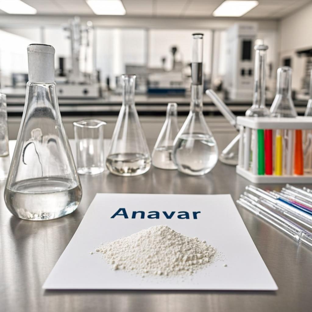anavar laboratory scene