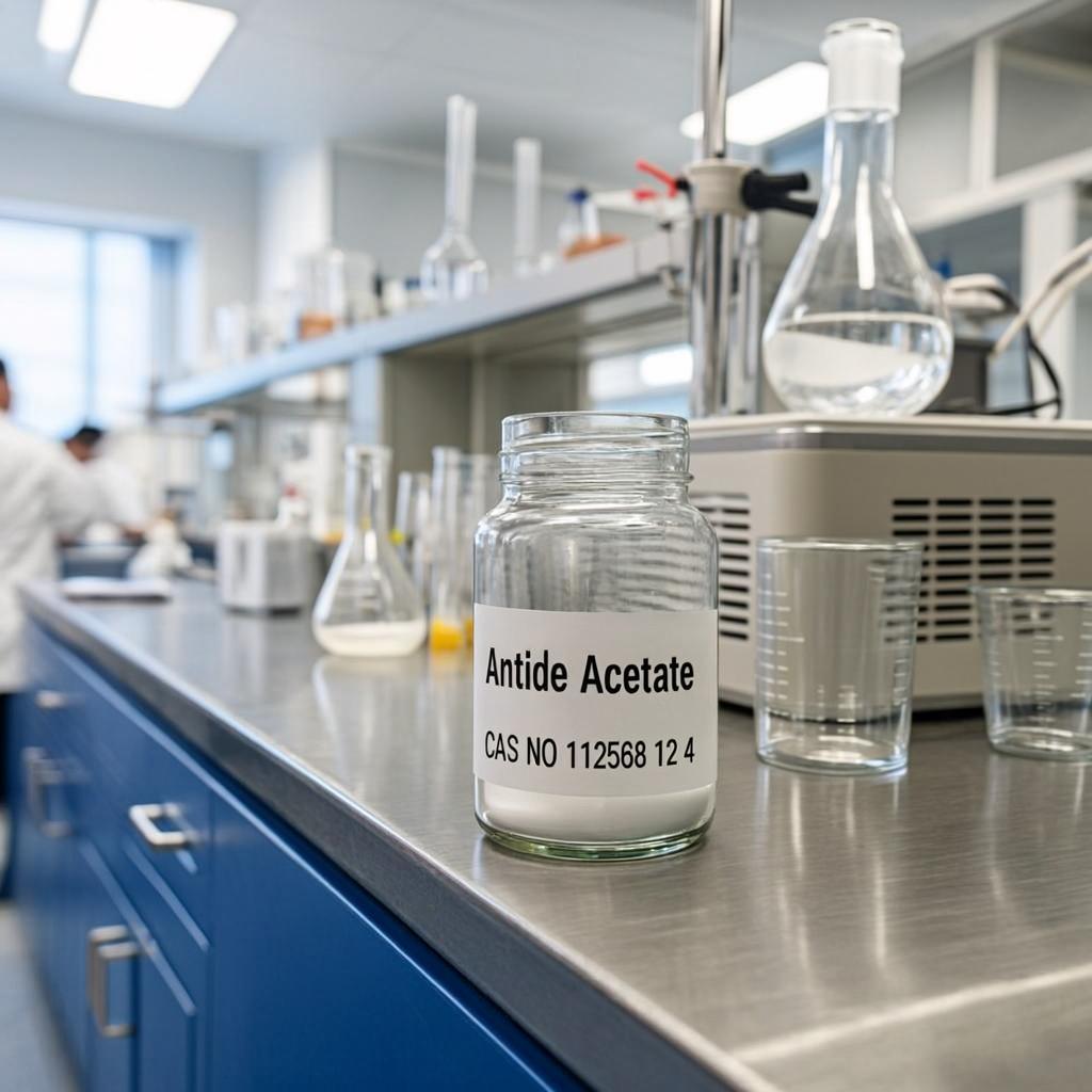 antide acetate cas no 112568 12 4 laboratory scene