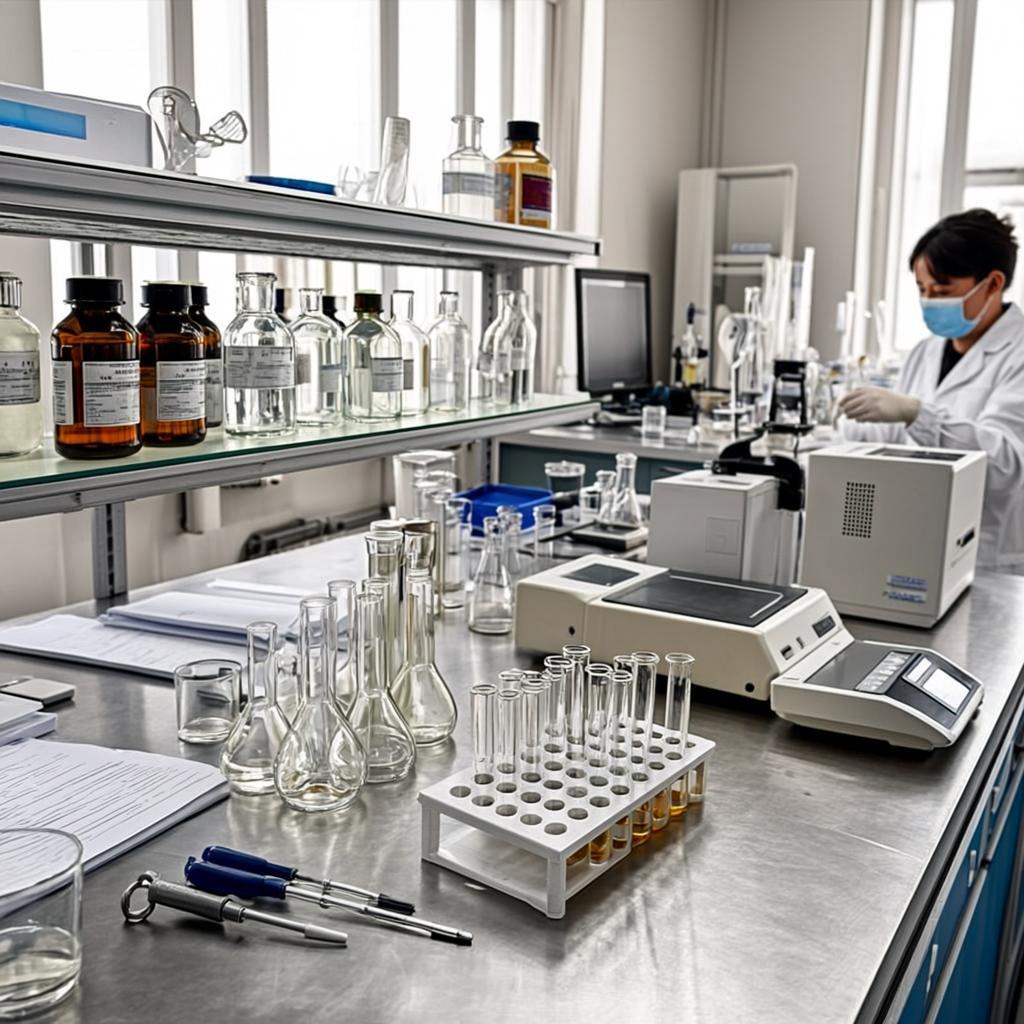 baicalein laboratory scene