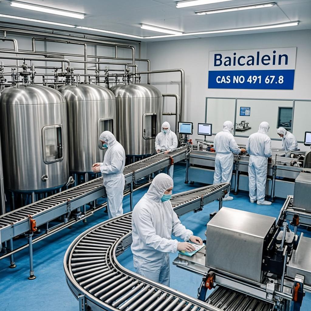 baicalein cas no 491 67 8 chemical factory