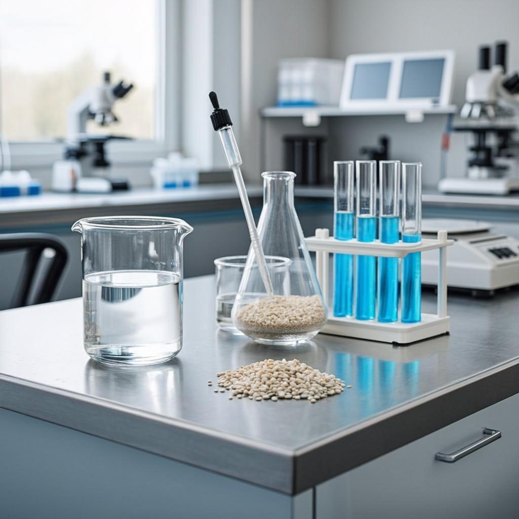 camellianin a laboratory scene