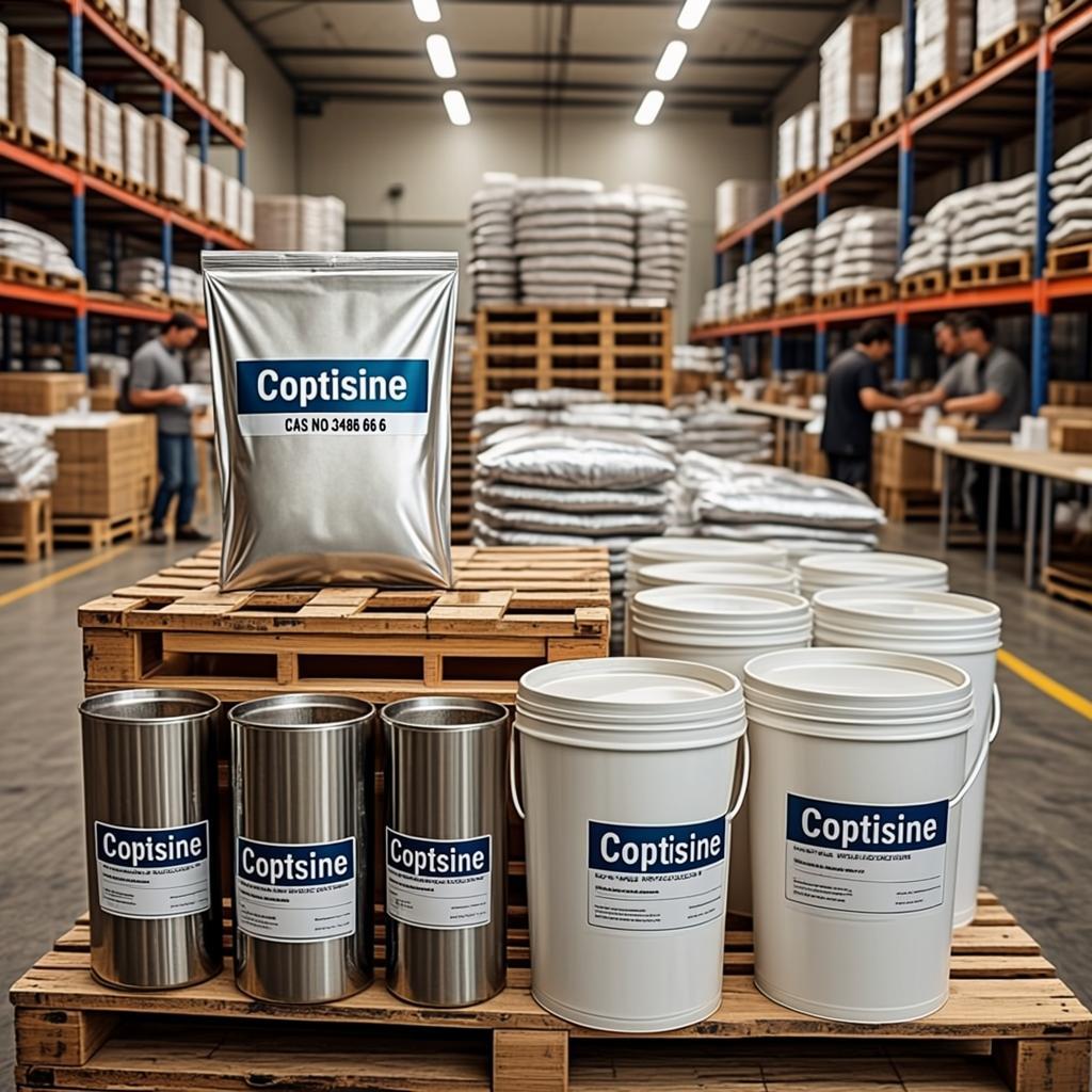 coptisine cas no 3486 66 6 bulk packaging
