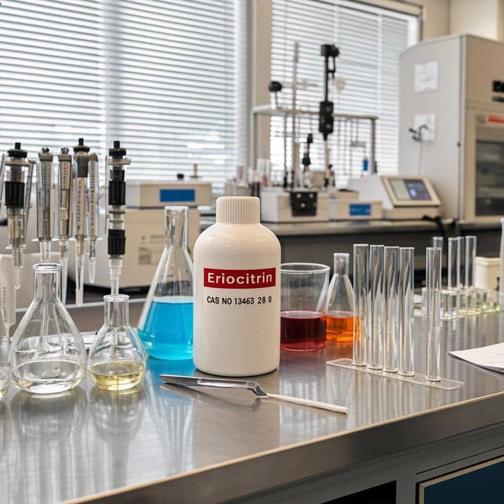 eriocitrin cas no 13463 28 0 laboratory scene