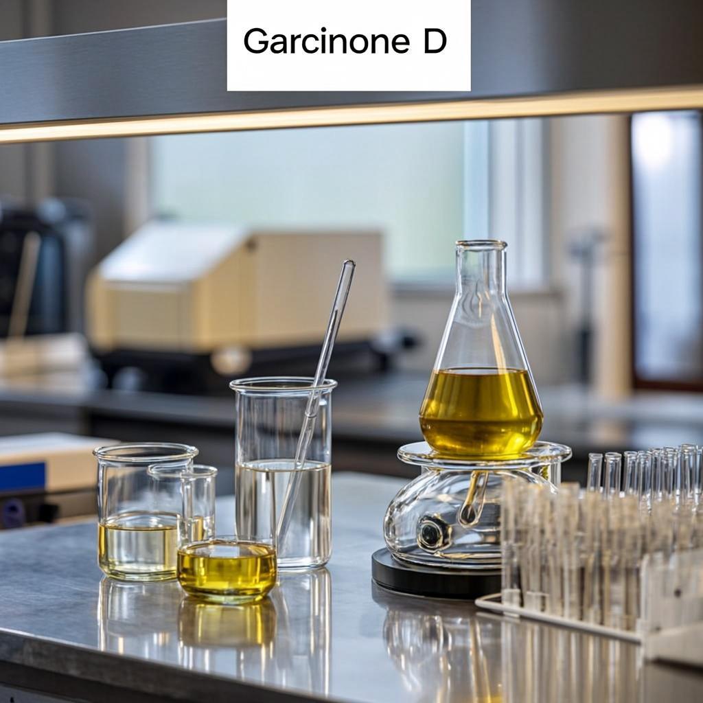 garcinone d laboratory scene