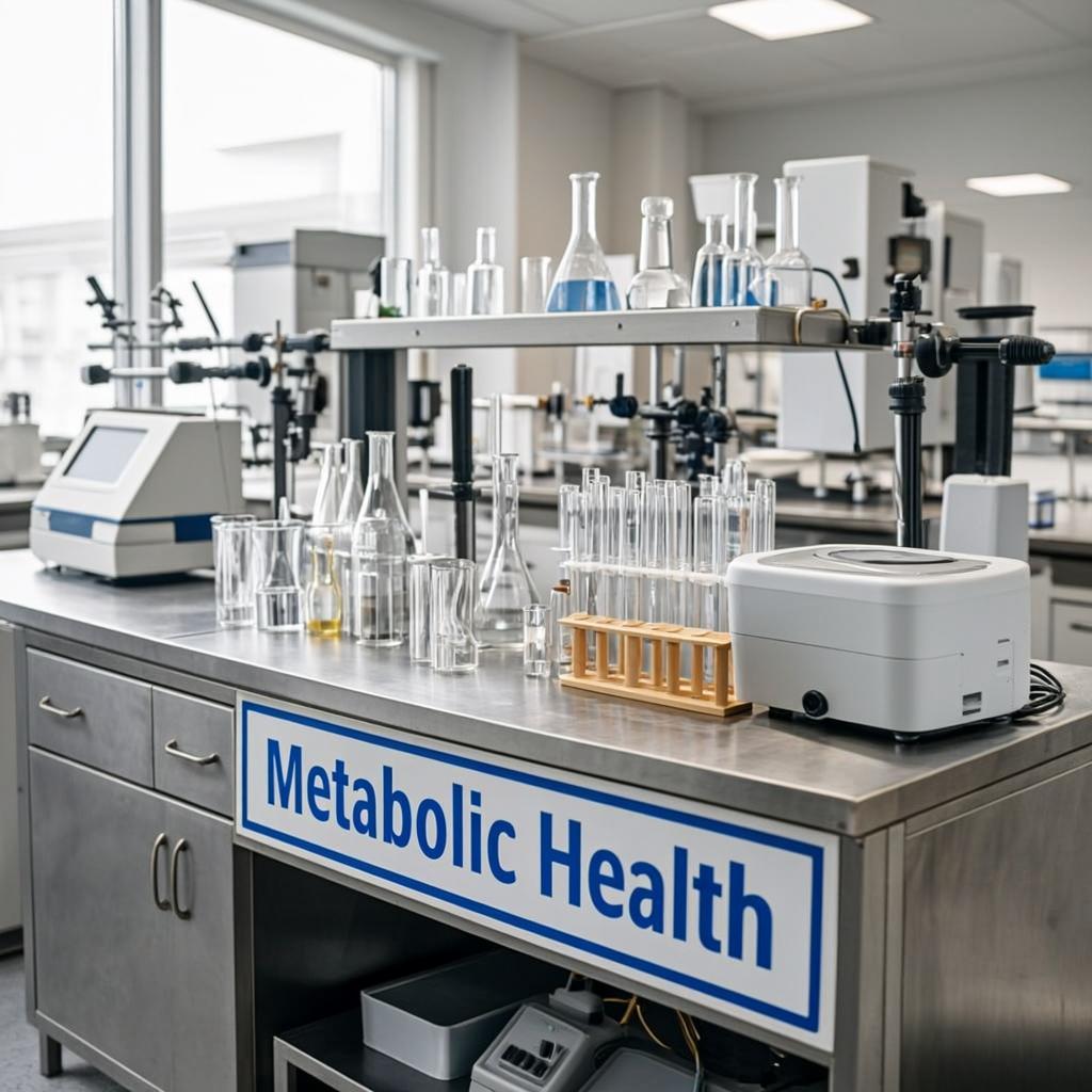 metabolic health laboratory scene