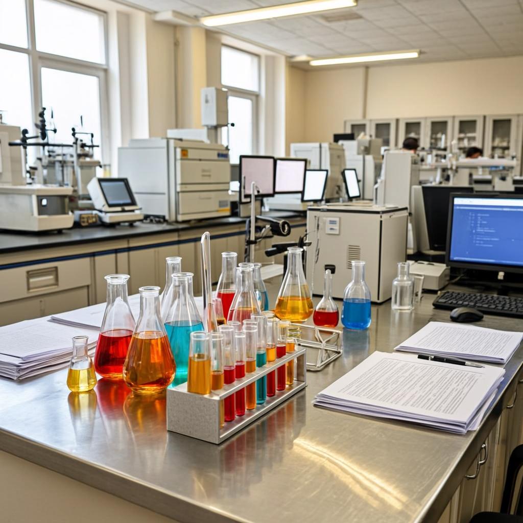 popular chemicals laboratory scene