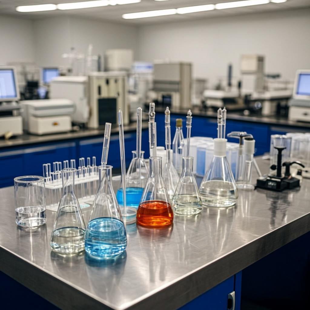 research chemicals for cell culture laboratory scene