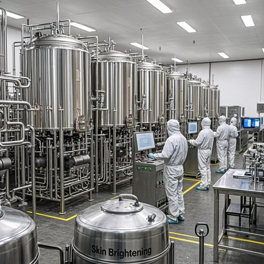 skin brightening chemical factory