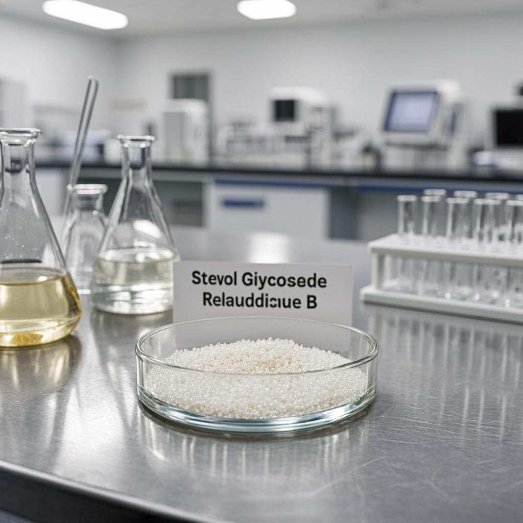 steviol glycoside rebaudioside b laboratory scene