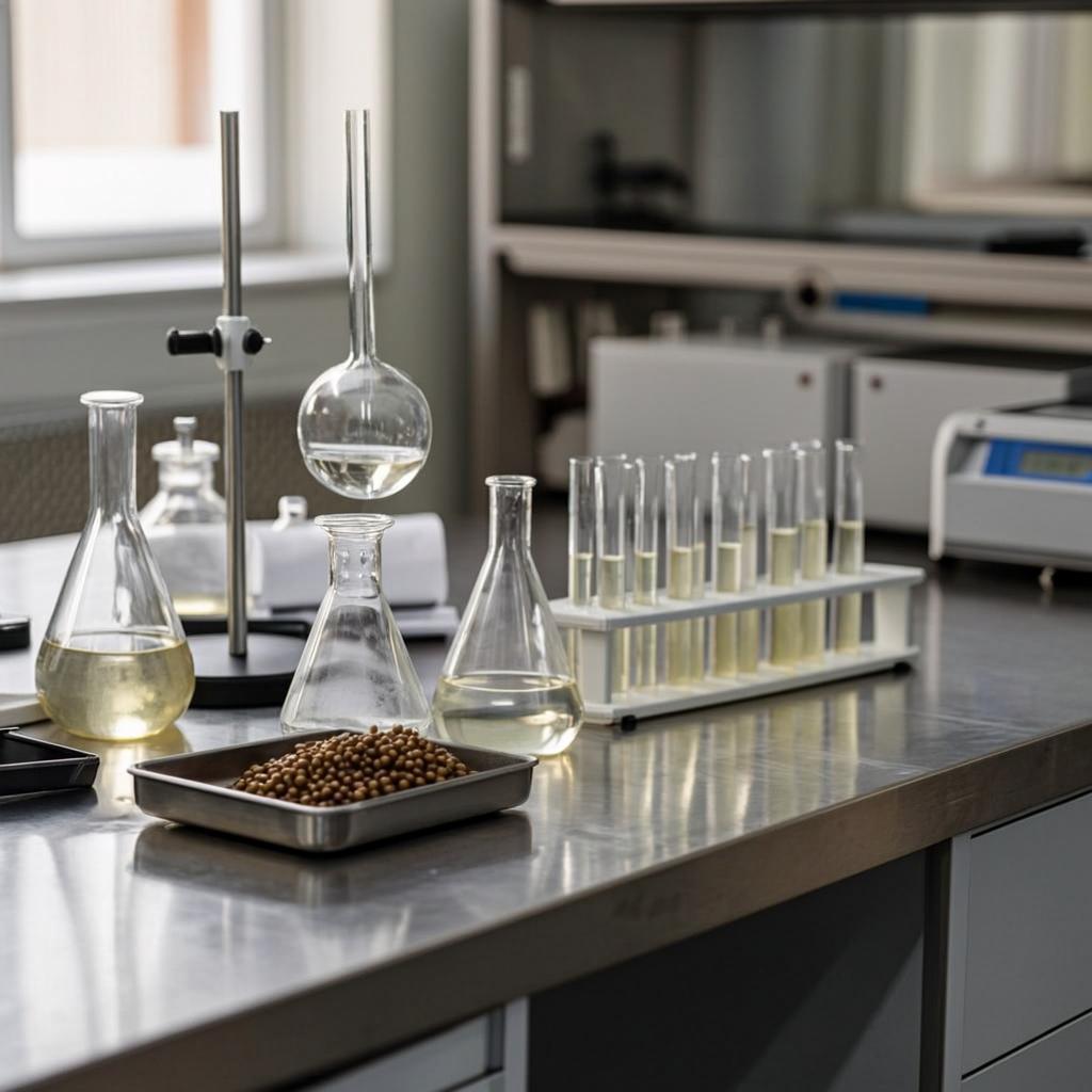 steviol glycosides laboratory scene