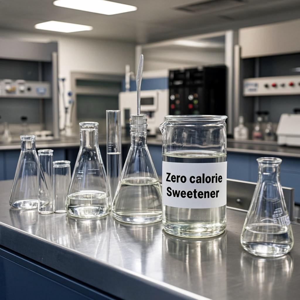 zero calorie sweetener laboratory scene