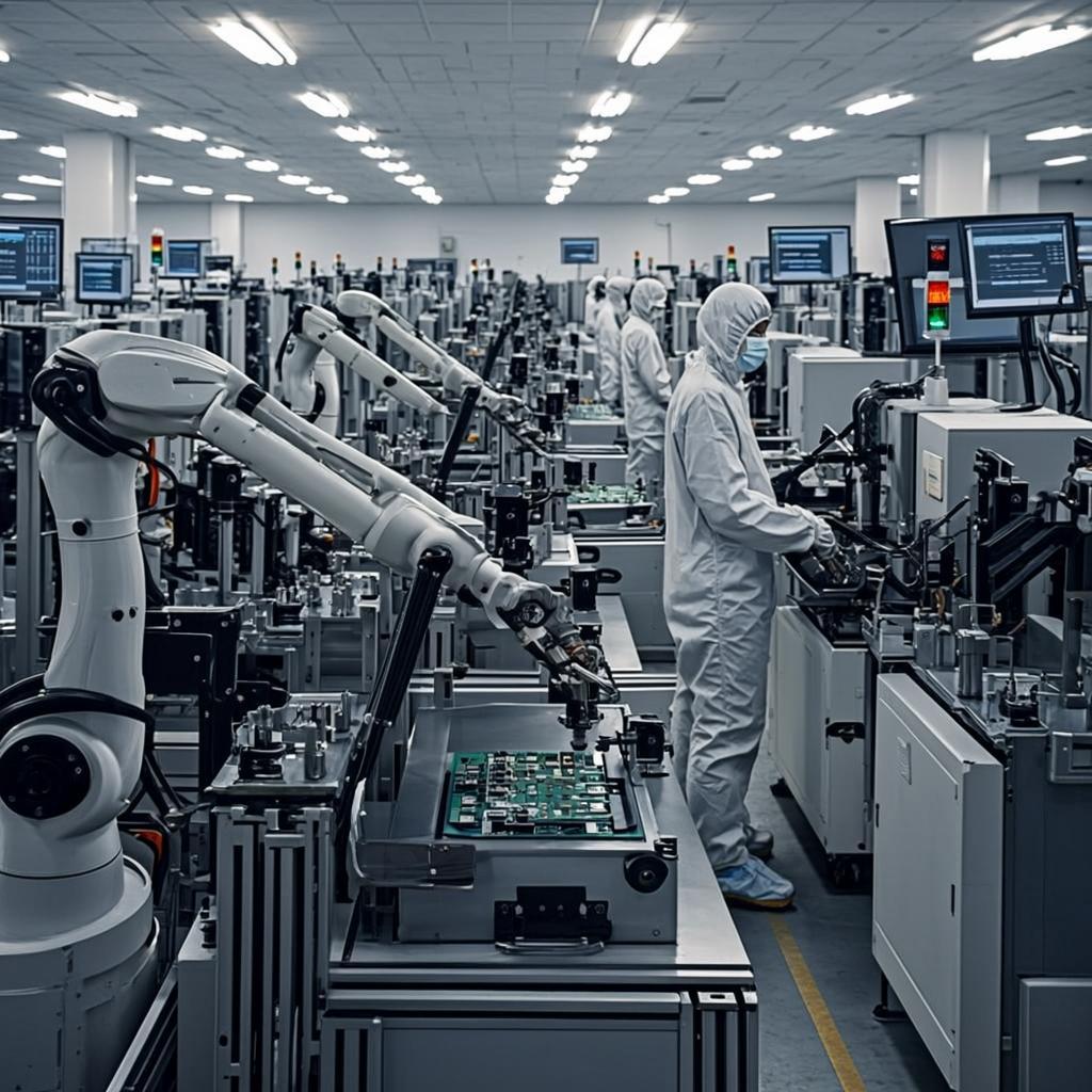 alumina nitride ceramic pcb testing electronics factory