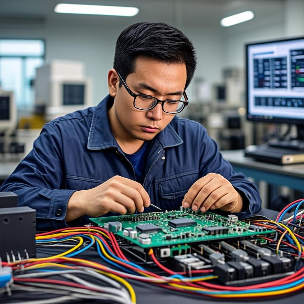 alumina nitride ceramic pcb testing wire harness