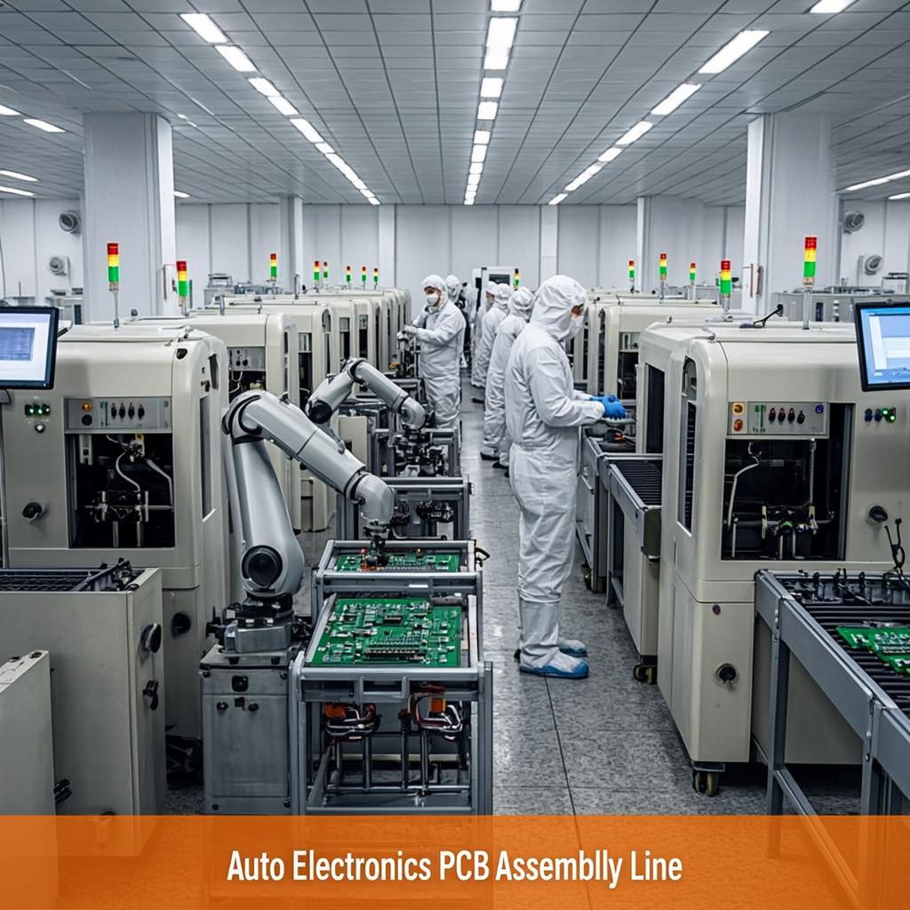 auto electronics pcb assembly line electronics factory