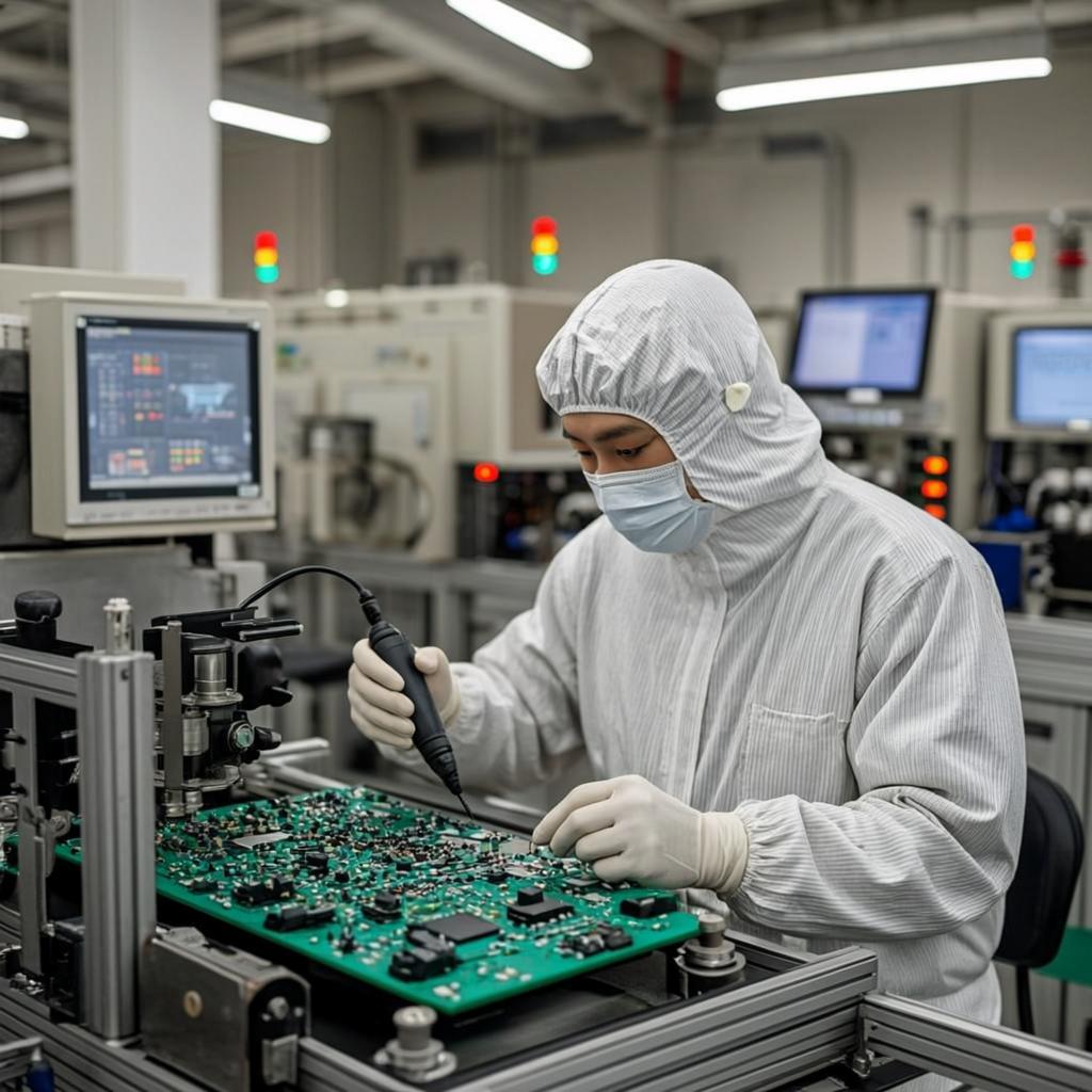 auto electronics pcb assembly line pcba assembly
