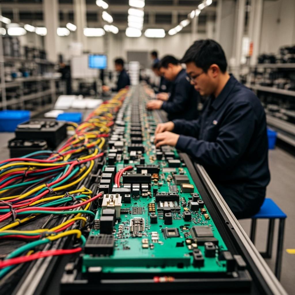 automatic thermostatic heater pcba wire harness