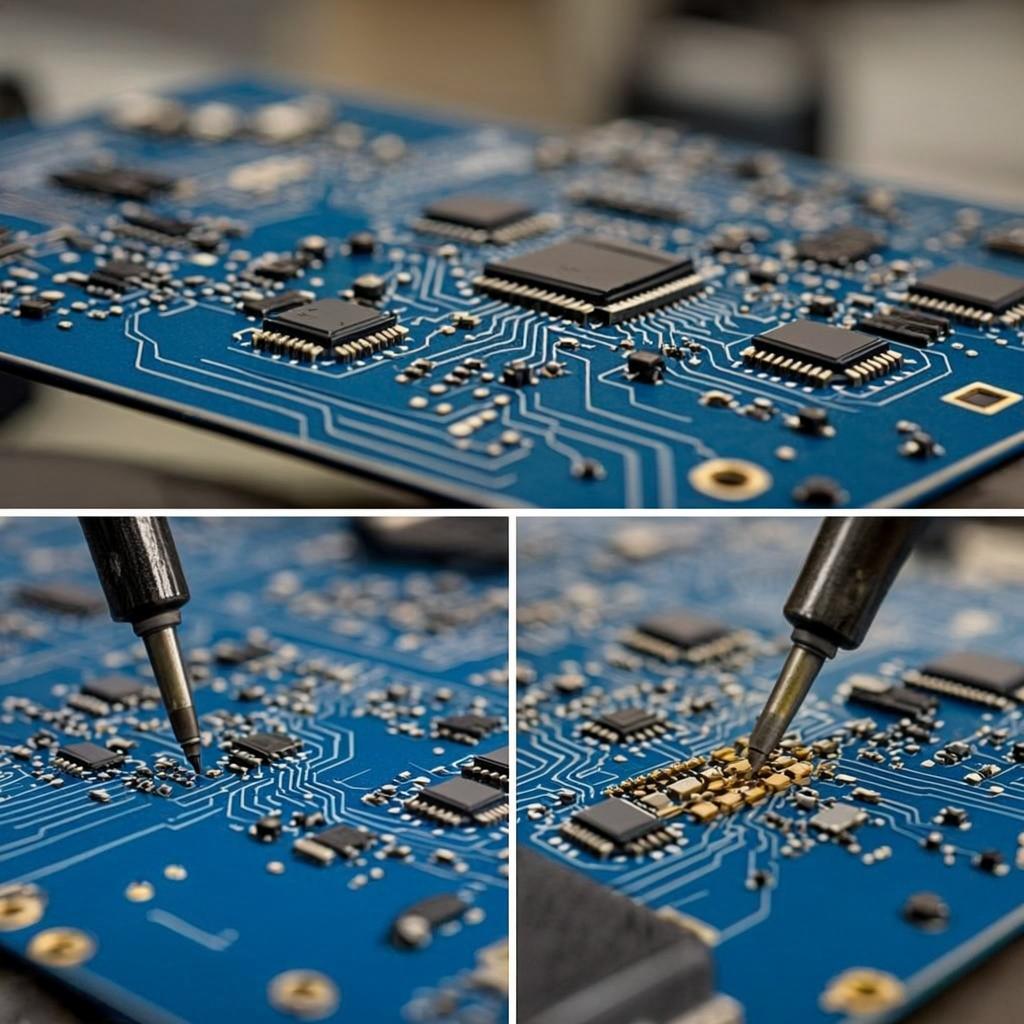 blue peelable pcb manufacturing pcb macro