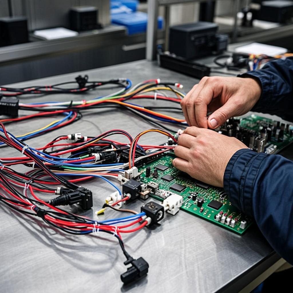 car digital display pcba wire harness