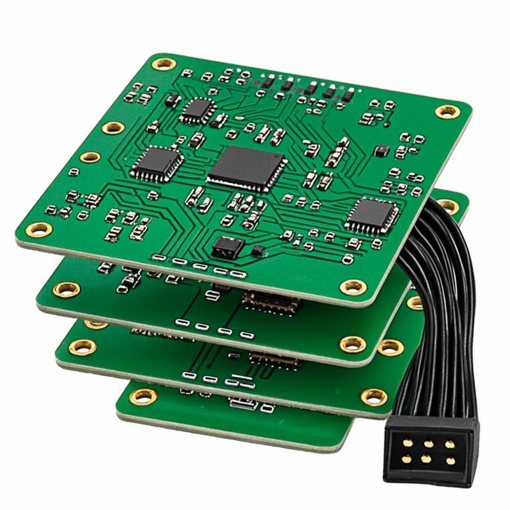 car foot hole light pcba product clean