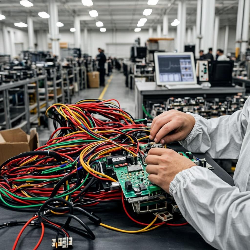 car foot hole light pcba wire harness