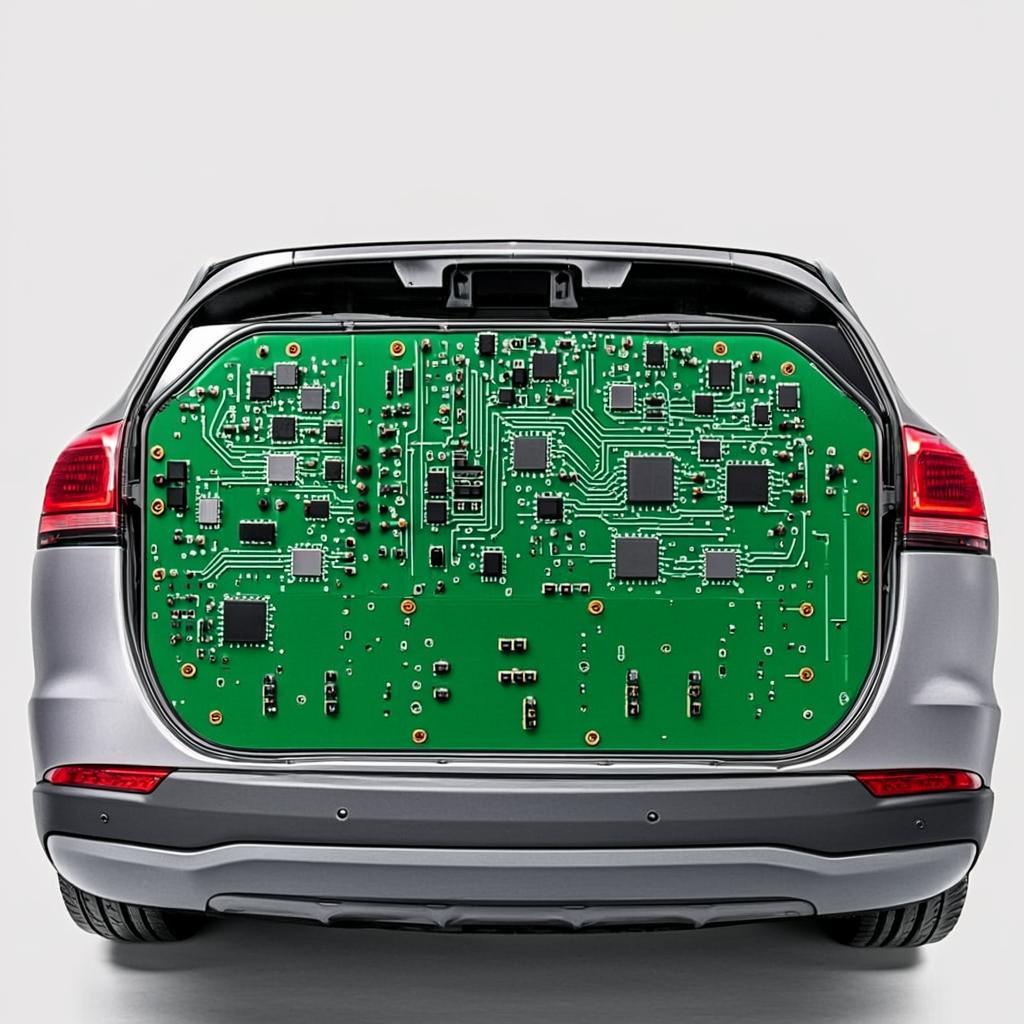 car tail light pcba product clean