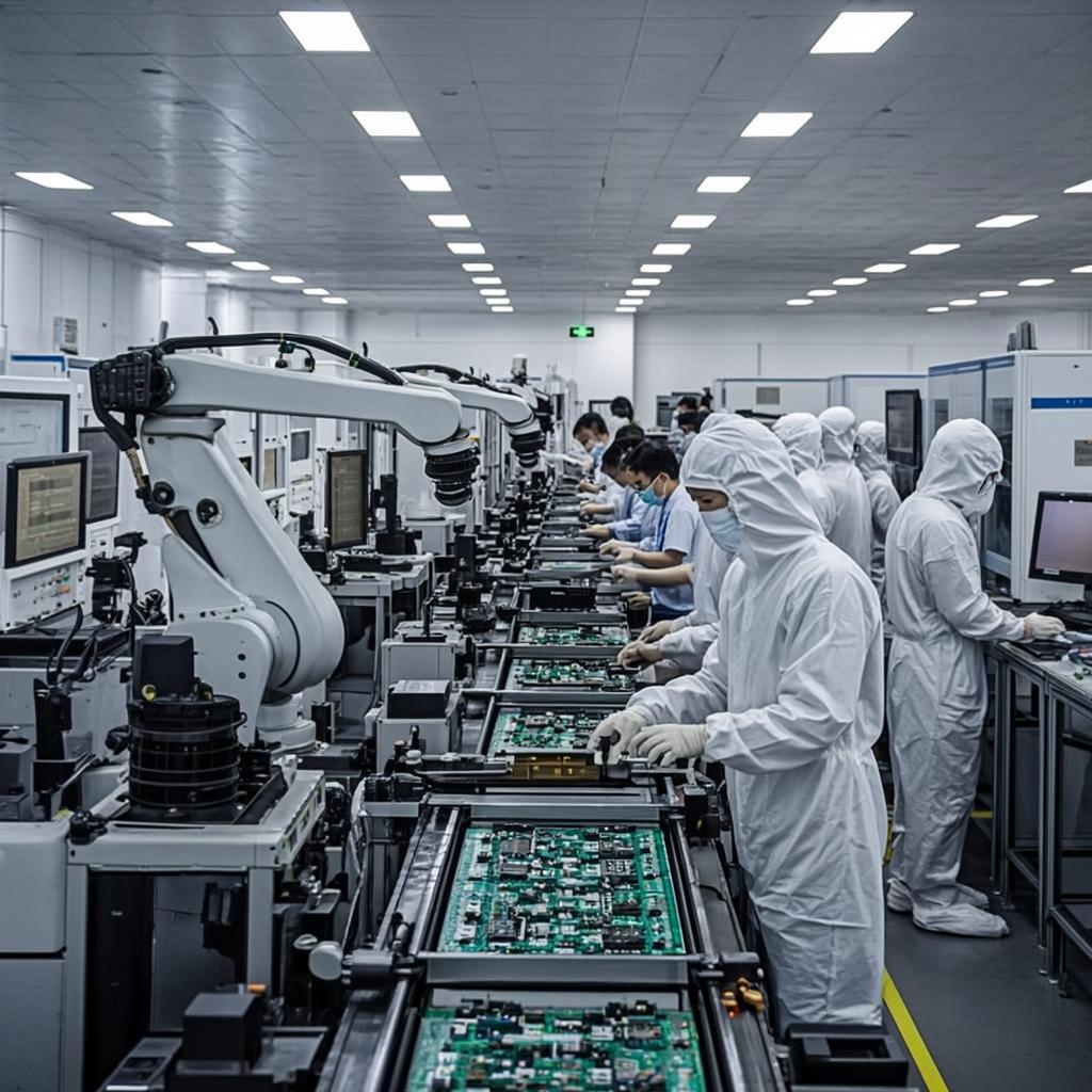 ceramic pcb manufacturing electronics factory