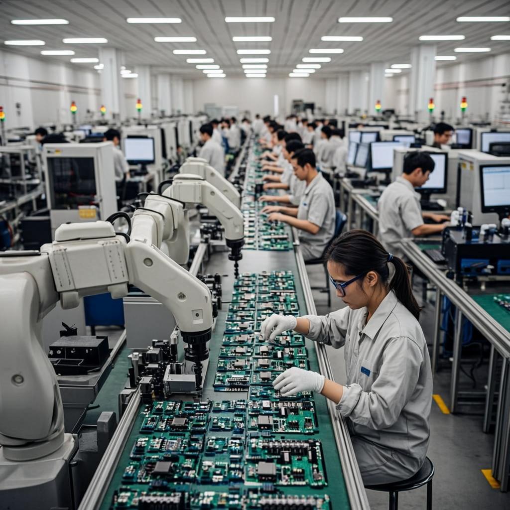 consumer electronics pcb batch production electronics factory