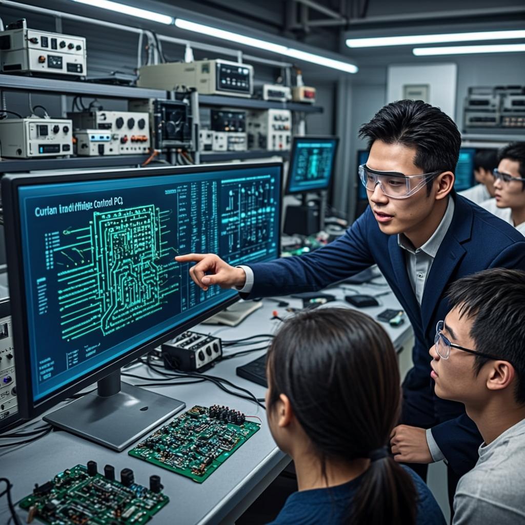 curtain track intelligent controller pcba engineering design