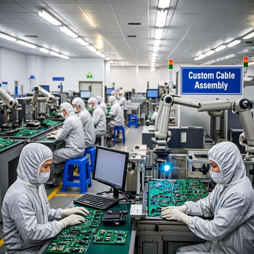 custom cable assembly electronics factory