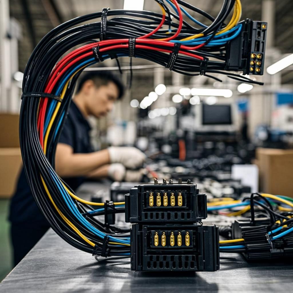 custom electronic cable assembly wire harness