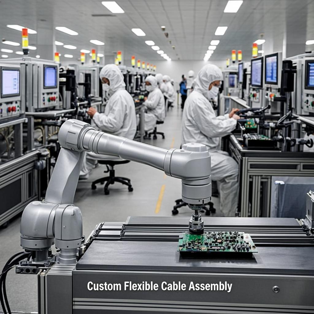 custom flexible cable assembly electronics factory