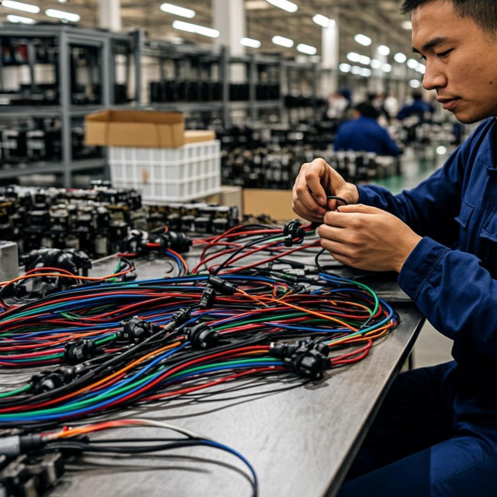 custom flexible cable assembly wire harness