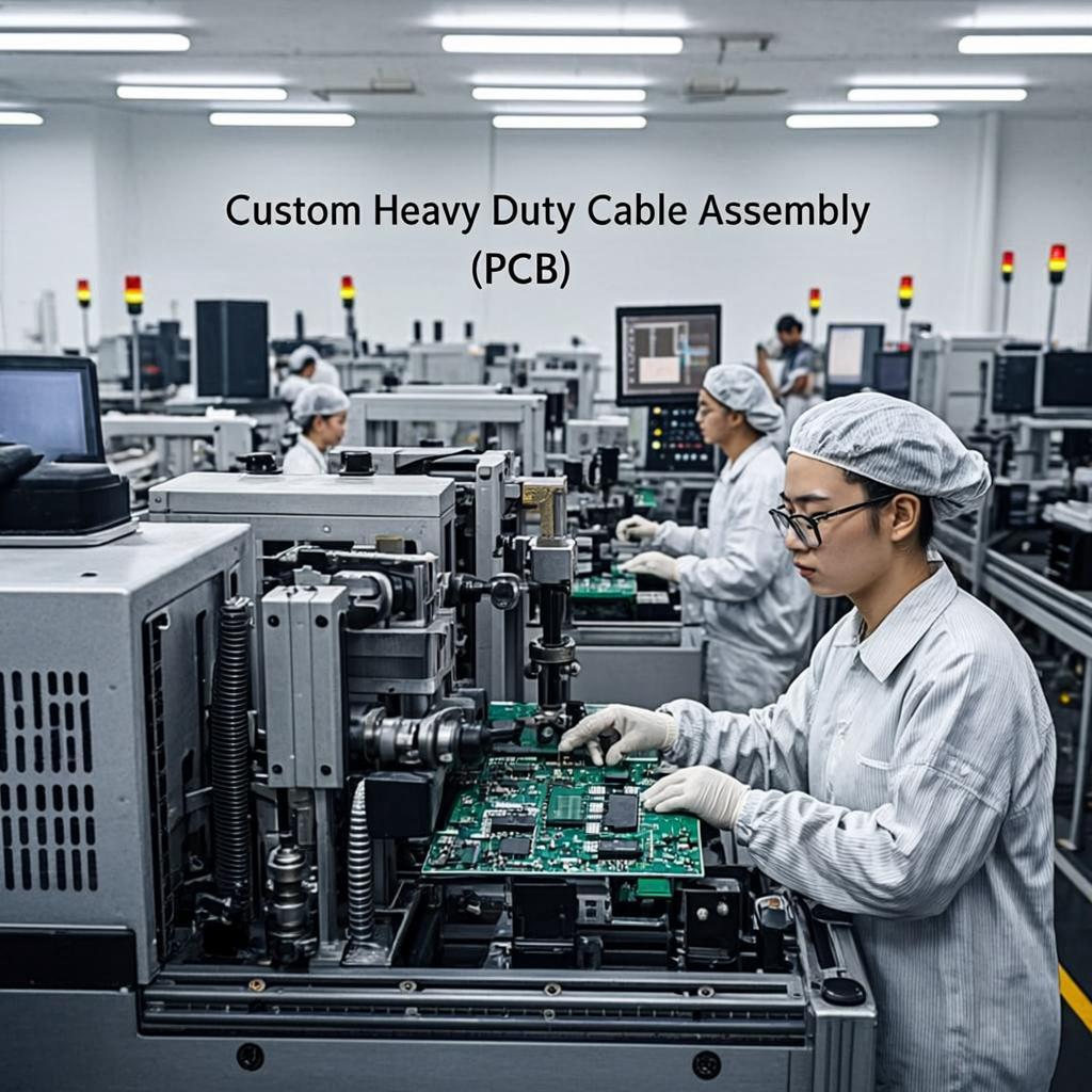custom heavy duty cable assembly electronics factory