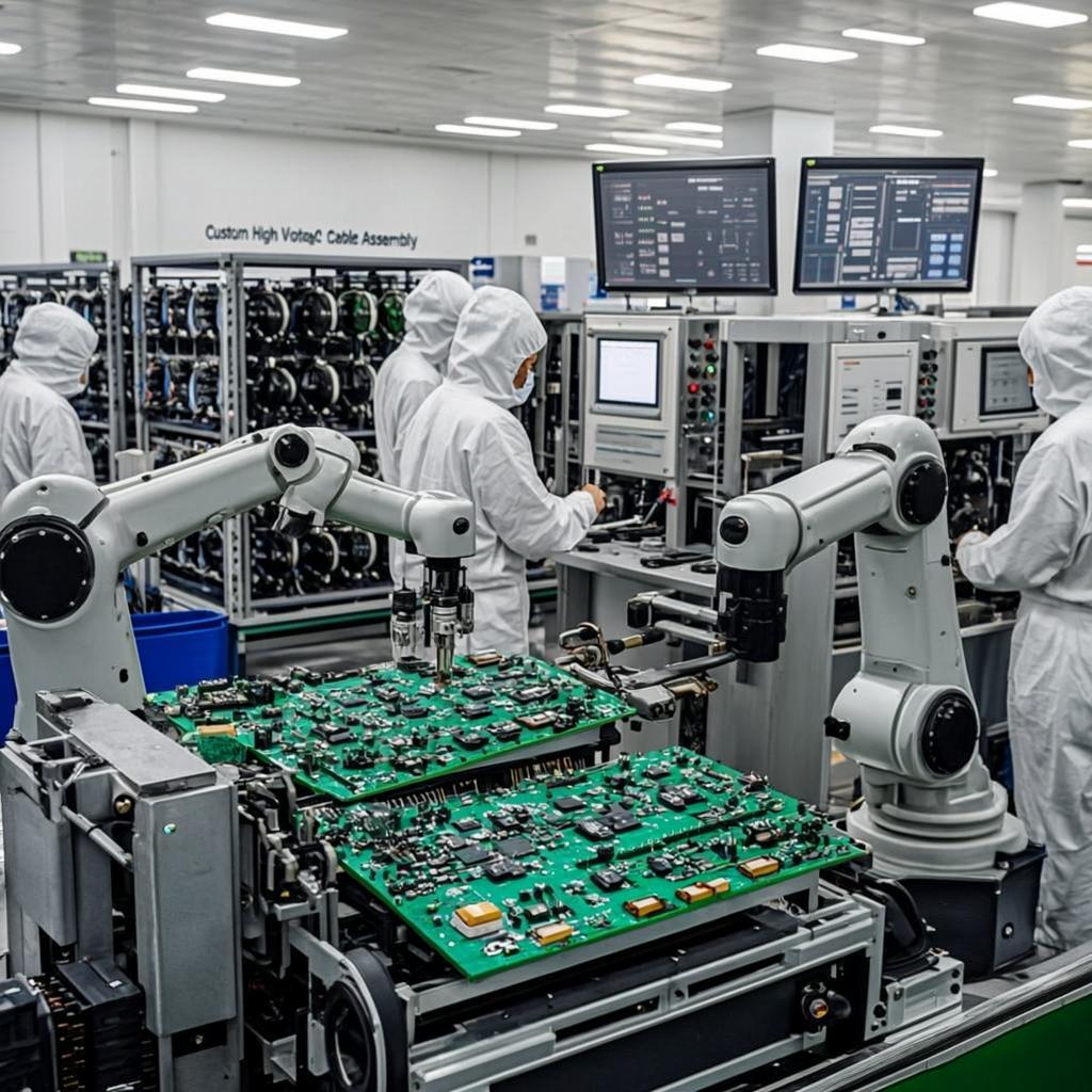 custom high voltage cable assembly electronics factory
