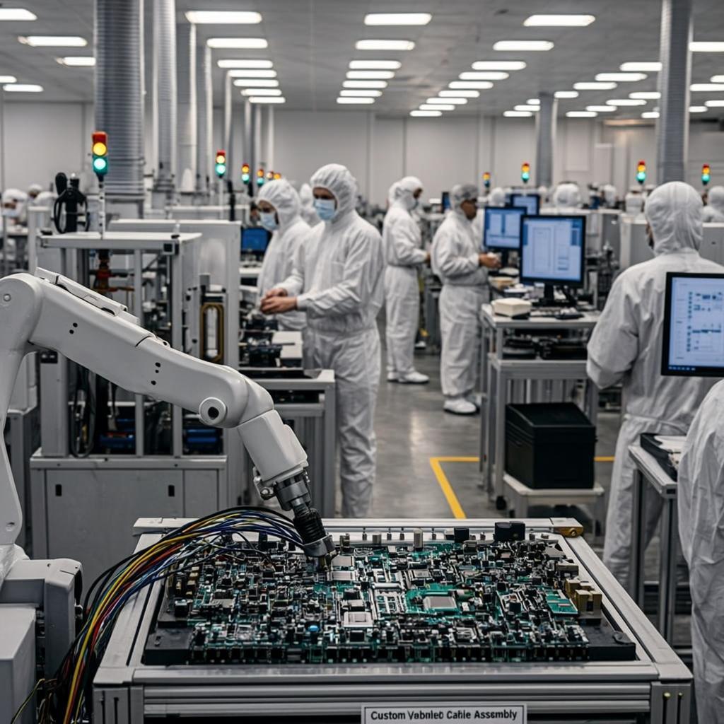 custom hybrid cable assembly electronics factory