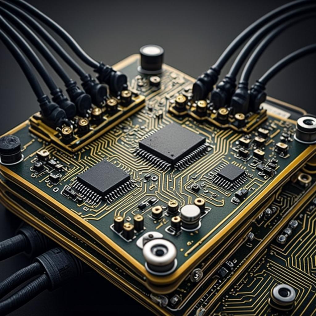 custom power cable assembly pcb macro