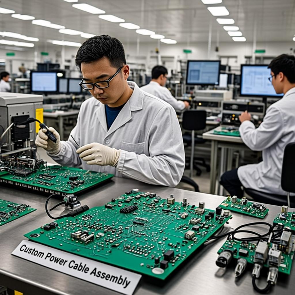 custom power cable assembly pcba assembly