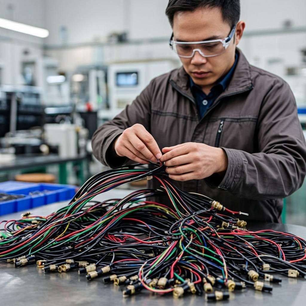 custom rigid cable assembly wire harness