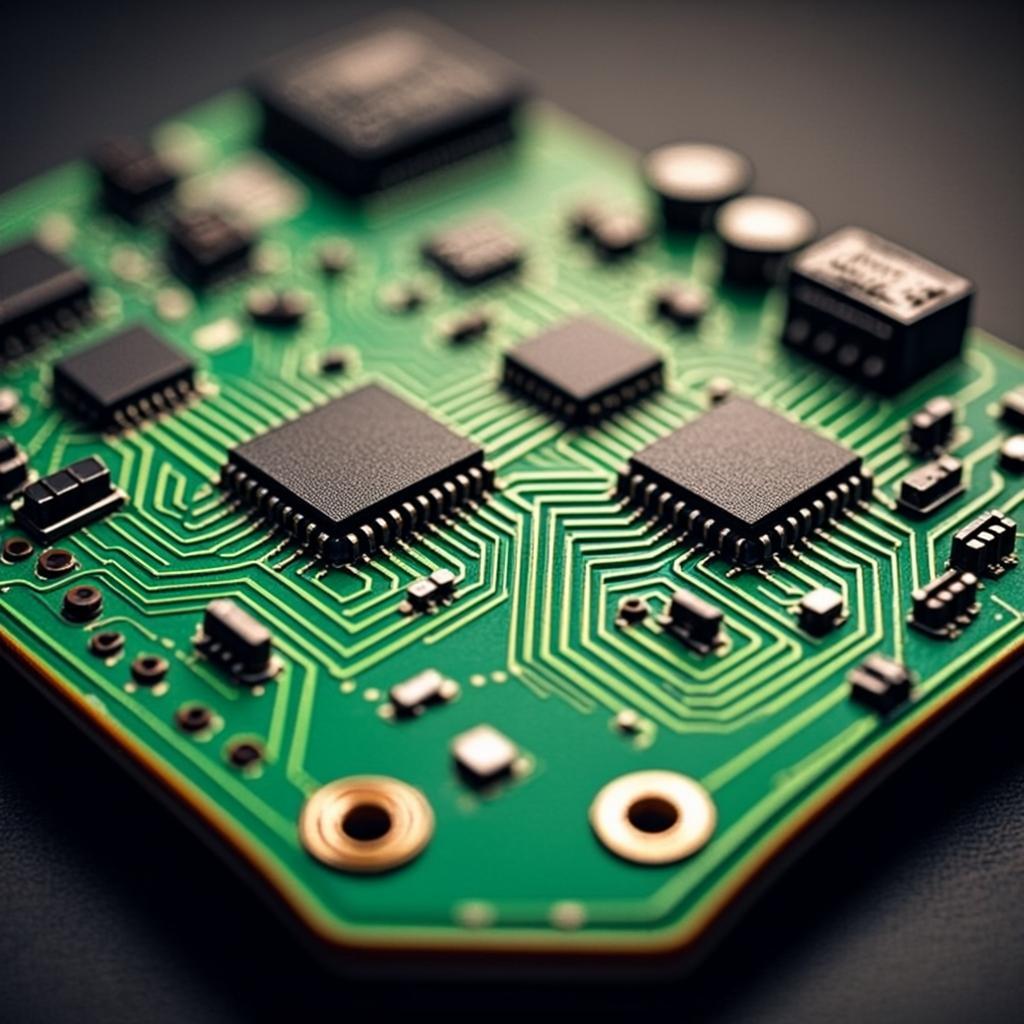 drone control board pcba pcb macro