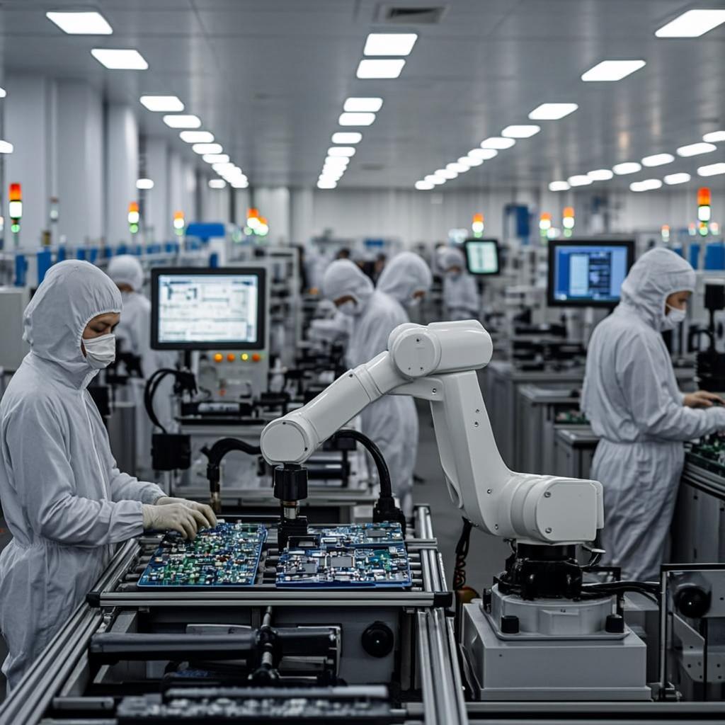 flex rigid pcb manufacturing electronics factory