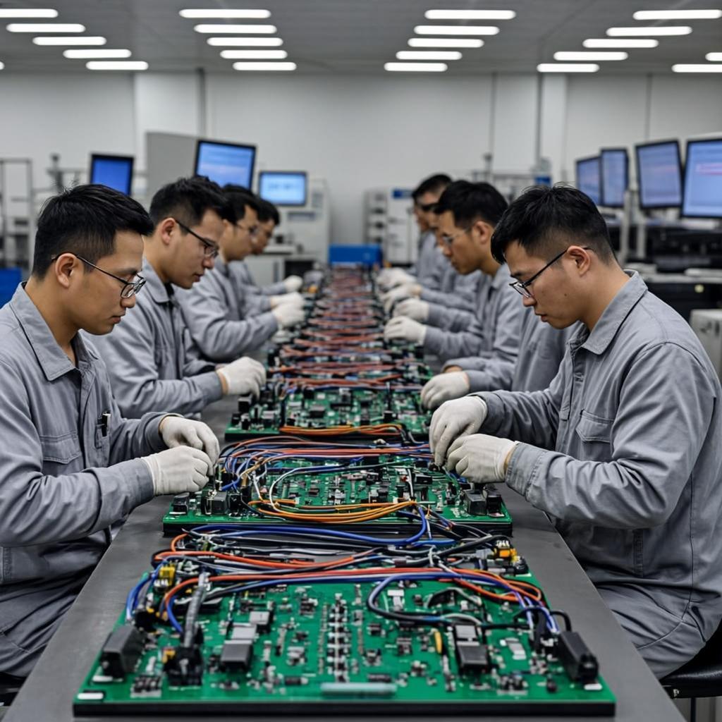 floor sweeping robot pcba wire harness