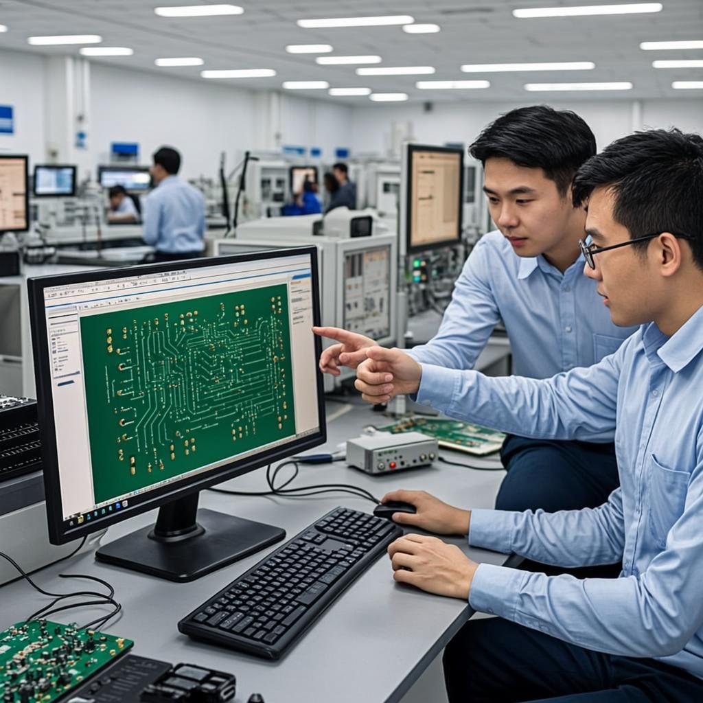 fully automatic pcb assembly line engineering design