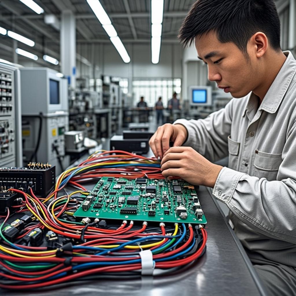 high voltage pcb manufacturing wire harness