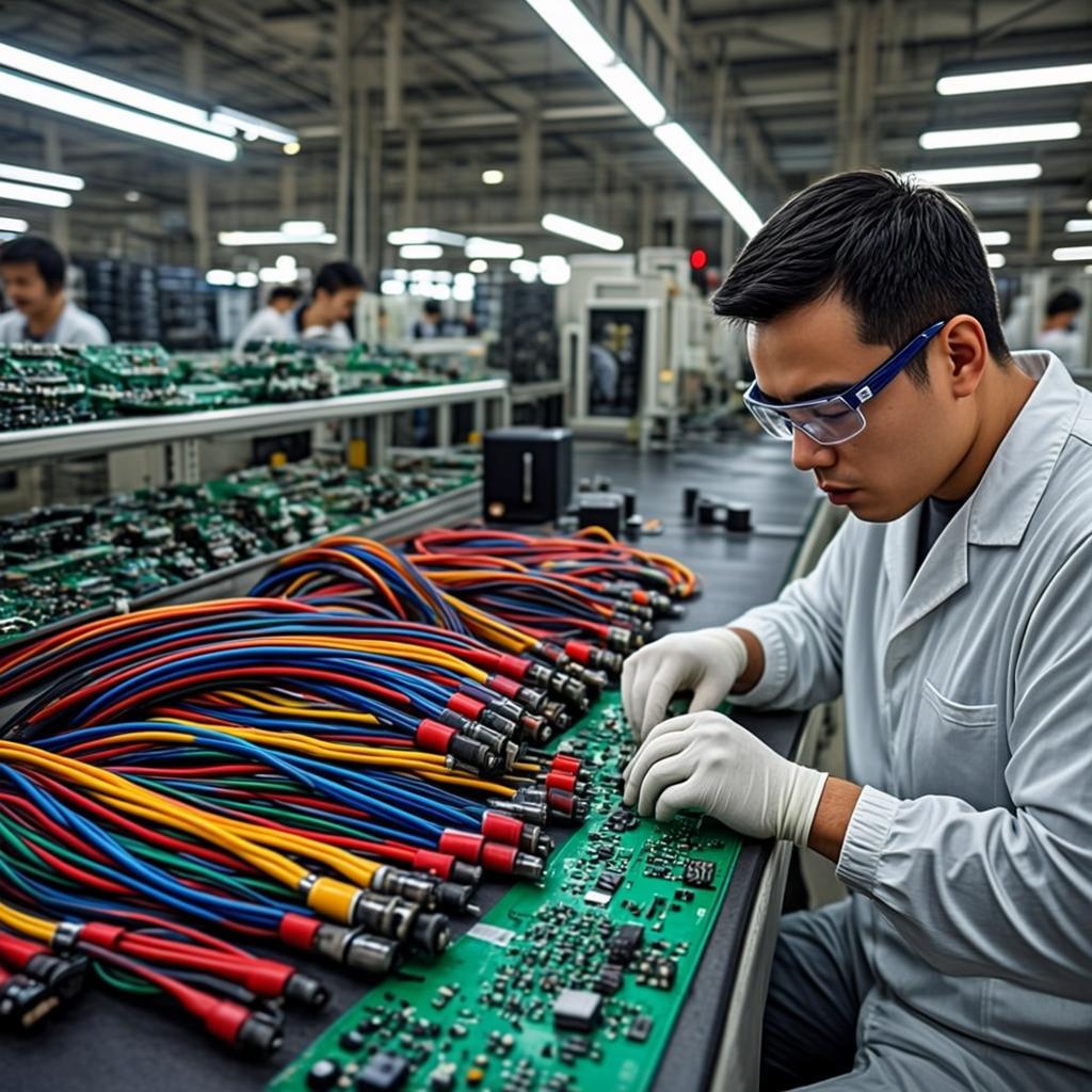 ic substrate pcb assembly wire harness