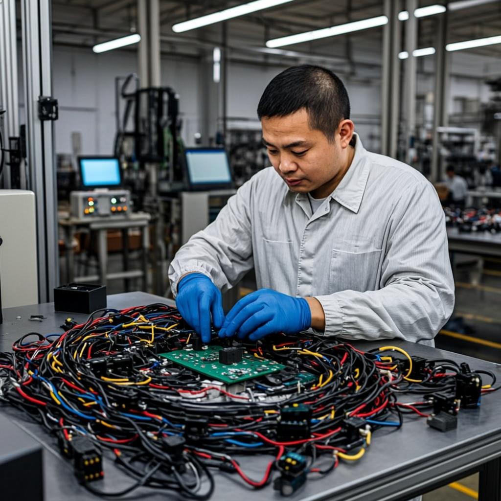 infrared phototherapy cap pcba wire harness