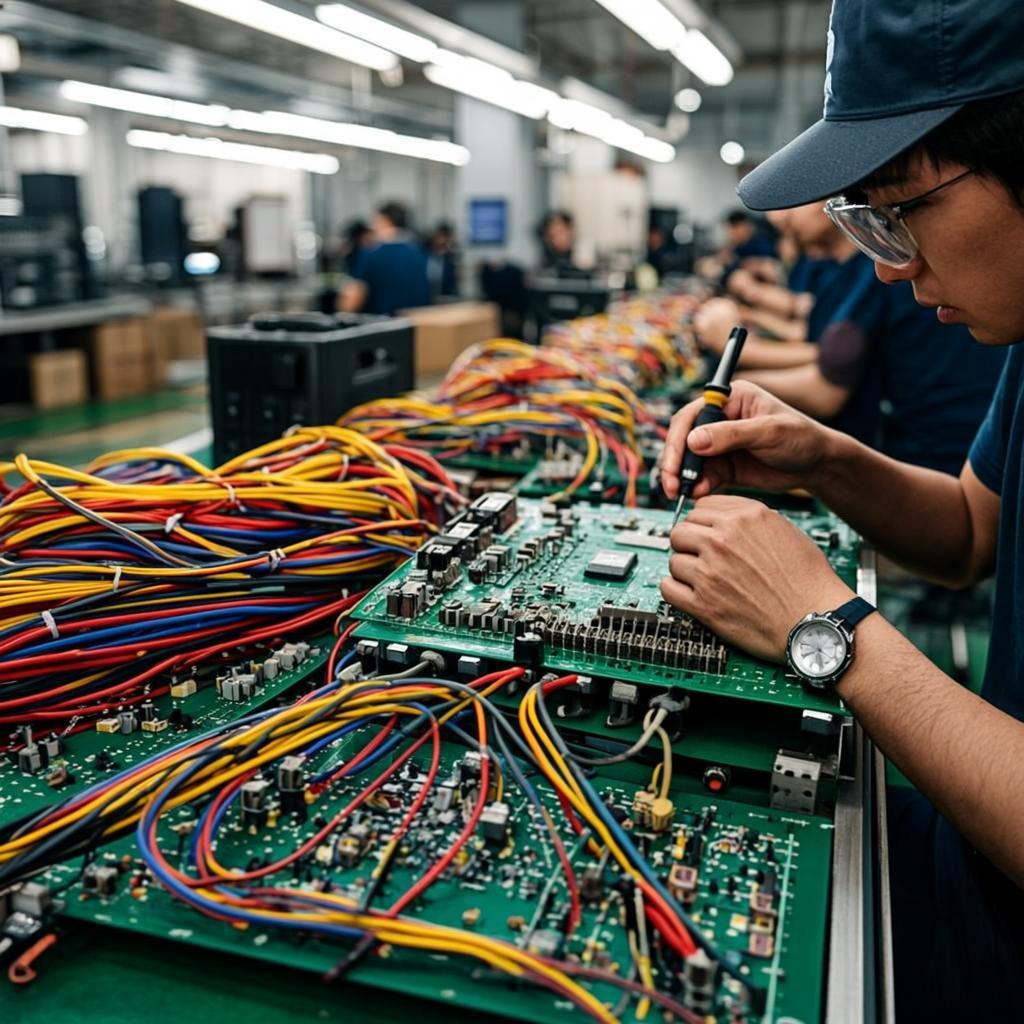 infrared sensing intelligent garbage can pcba wire harness