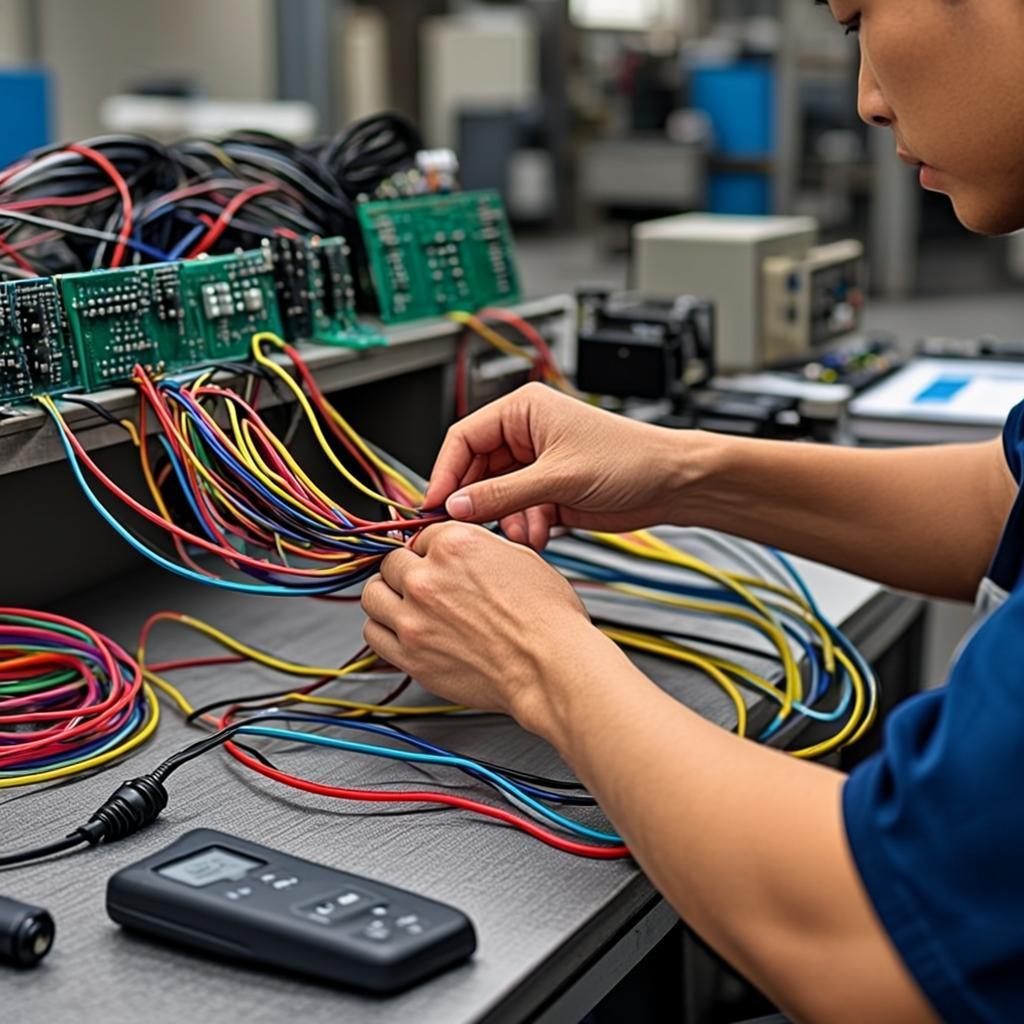 intercom pcba wire harness